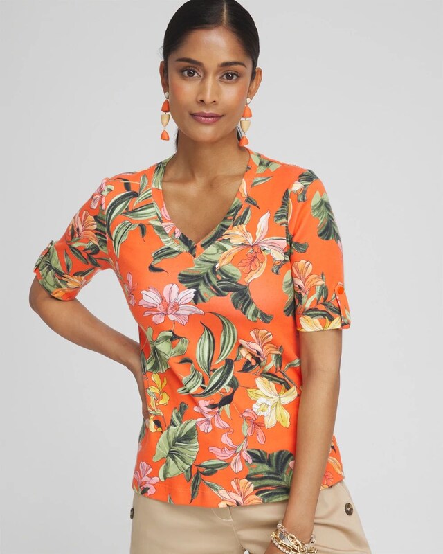 Orchid Everyday V-neck Tee